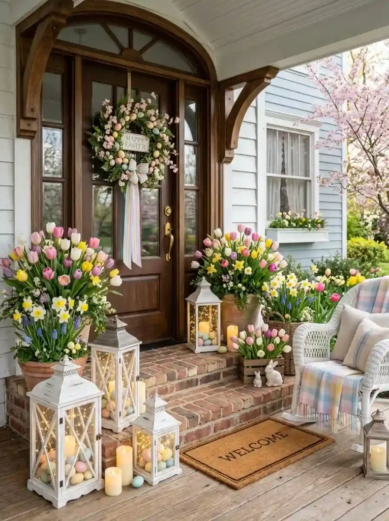 Pastel Lantern Display