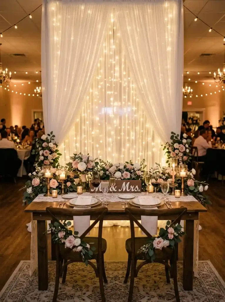 Hanging Fairy Light Curtain