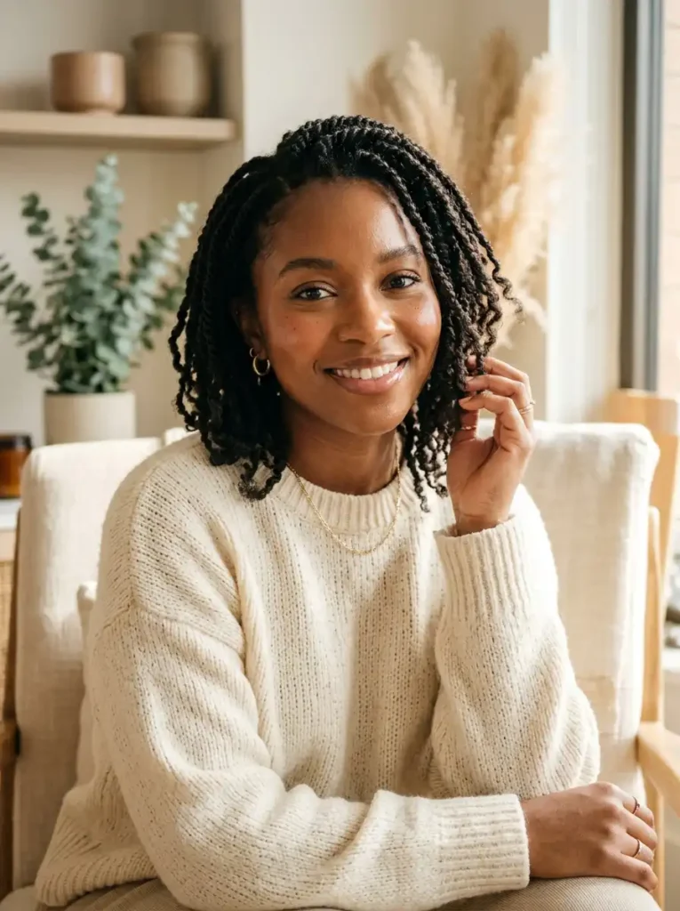  Mini Twists on Natural Hair