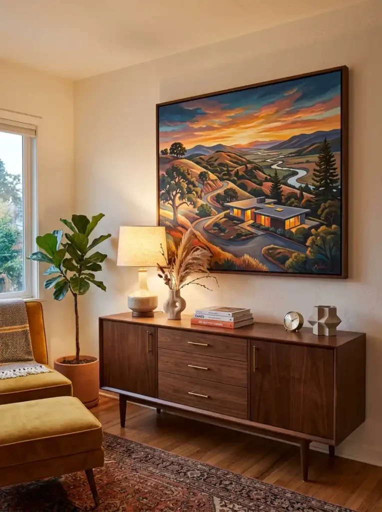 Retro Landscape Paintings