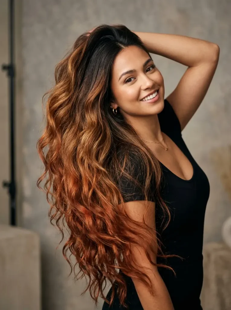 Cinnamon Brown Ombre
