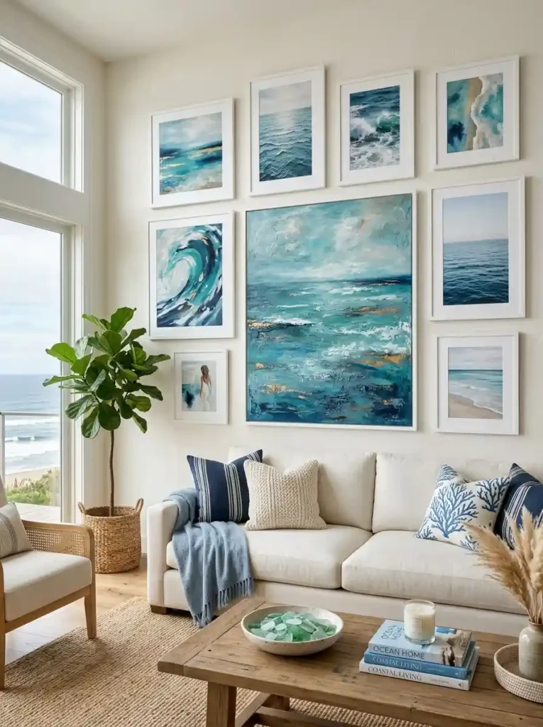  Statement Coastal Gallery Wall