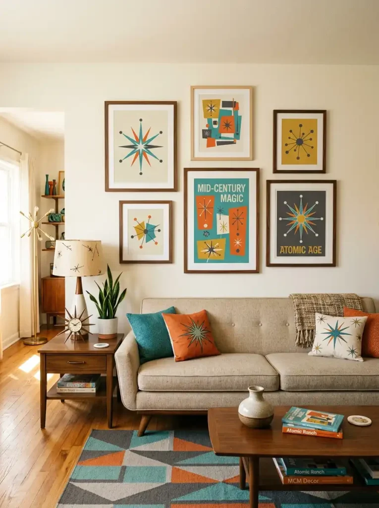 Atomic Era Starburst Prints