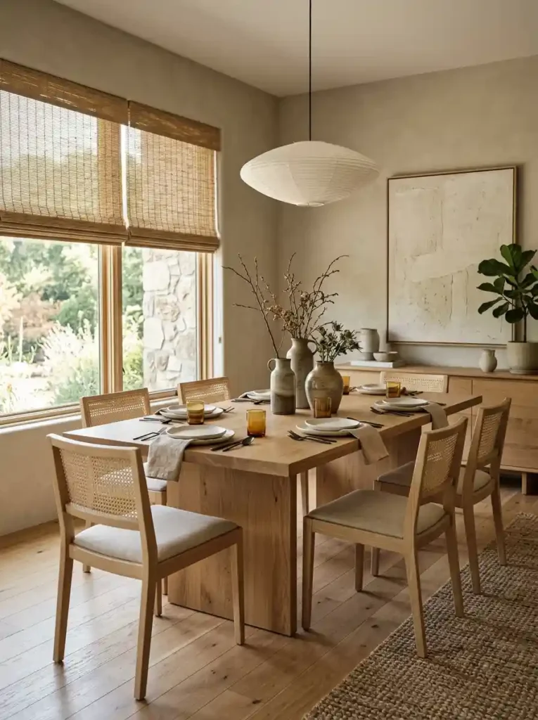Bamboo and Natural Woven Shades