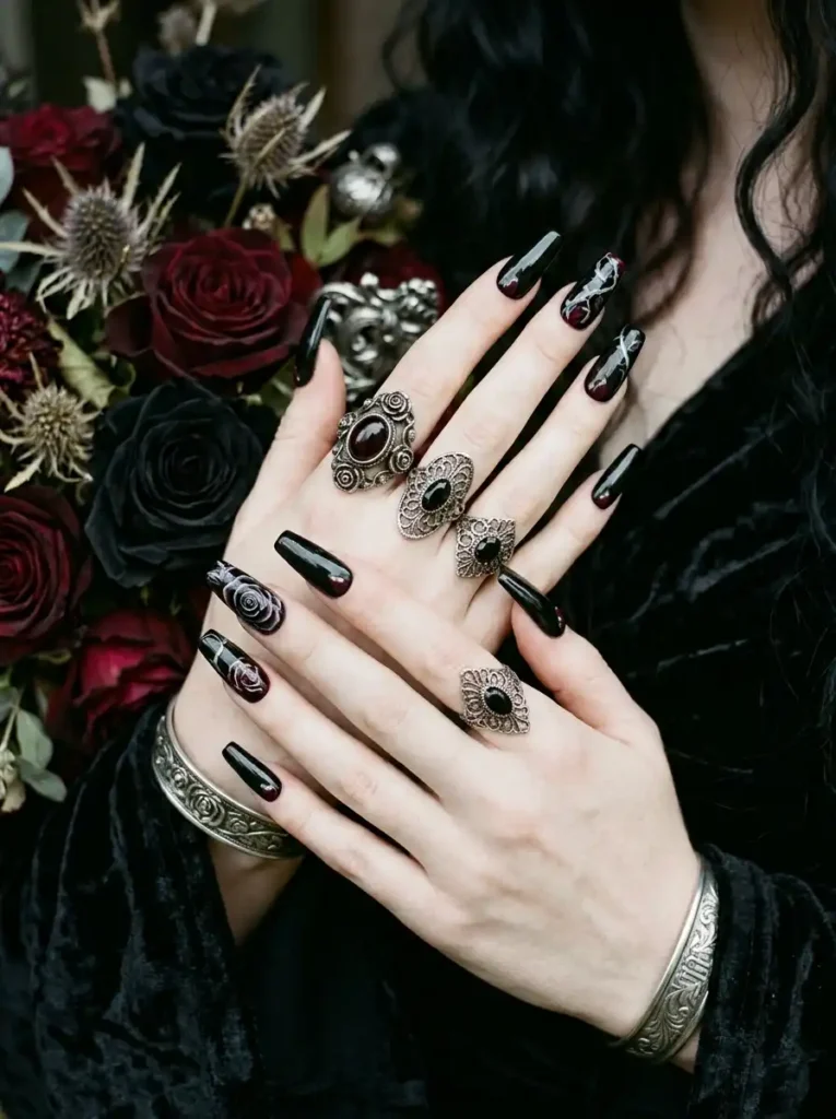 Black Roses and Thorn Nails