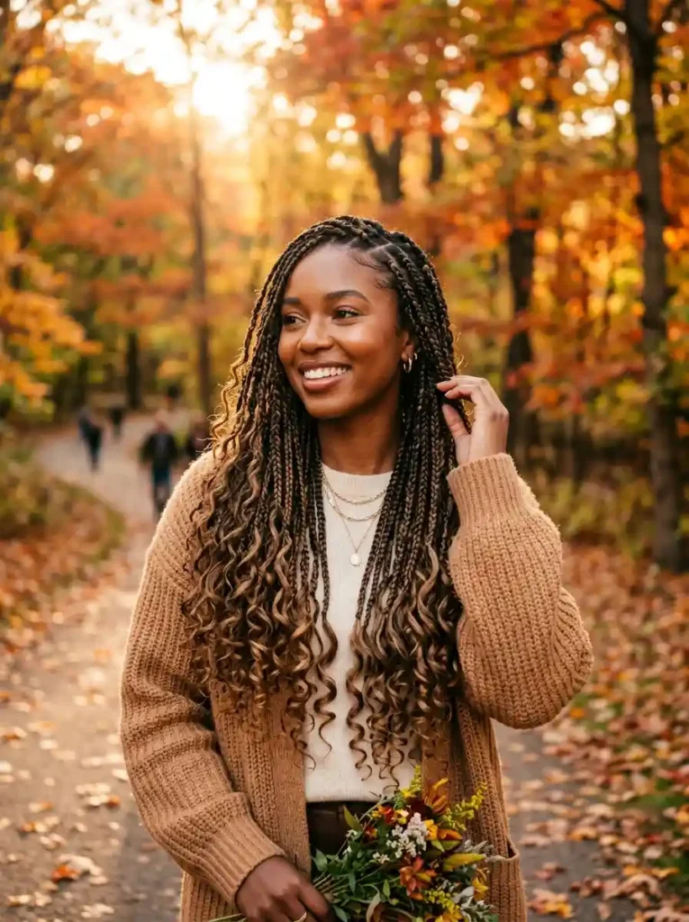 Bohemian Knotless Braids