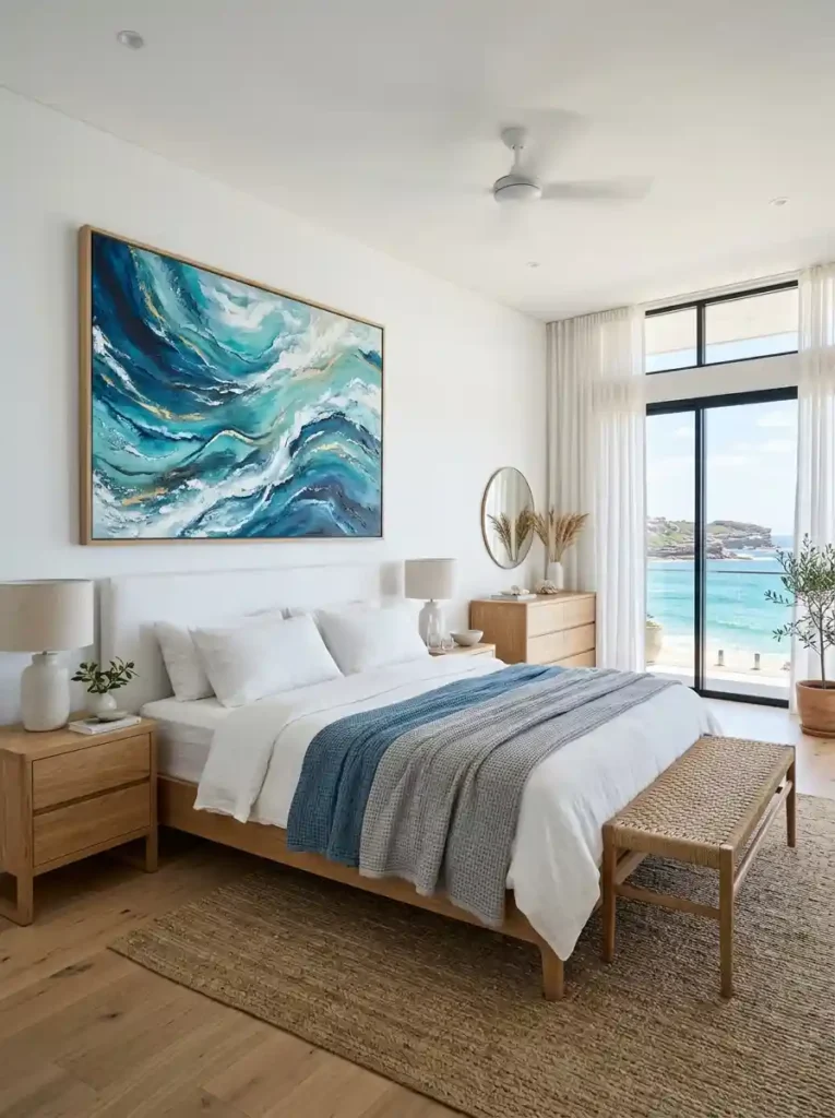Decorate with Oversized Coastal Artwork