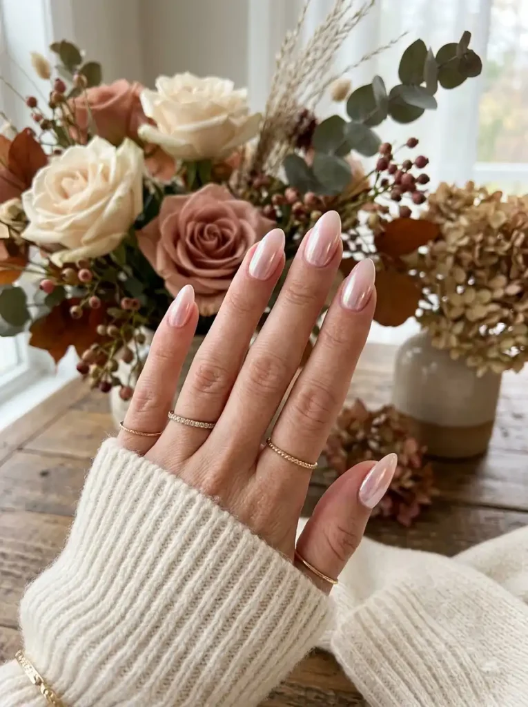 Glazed Ballet Pink Nails