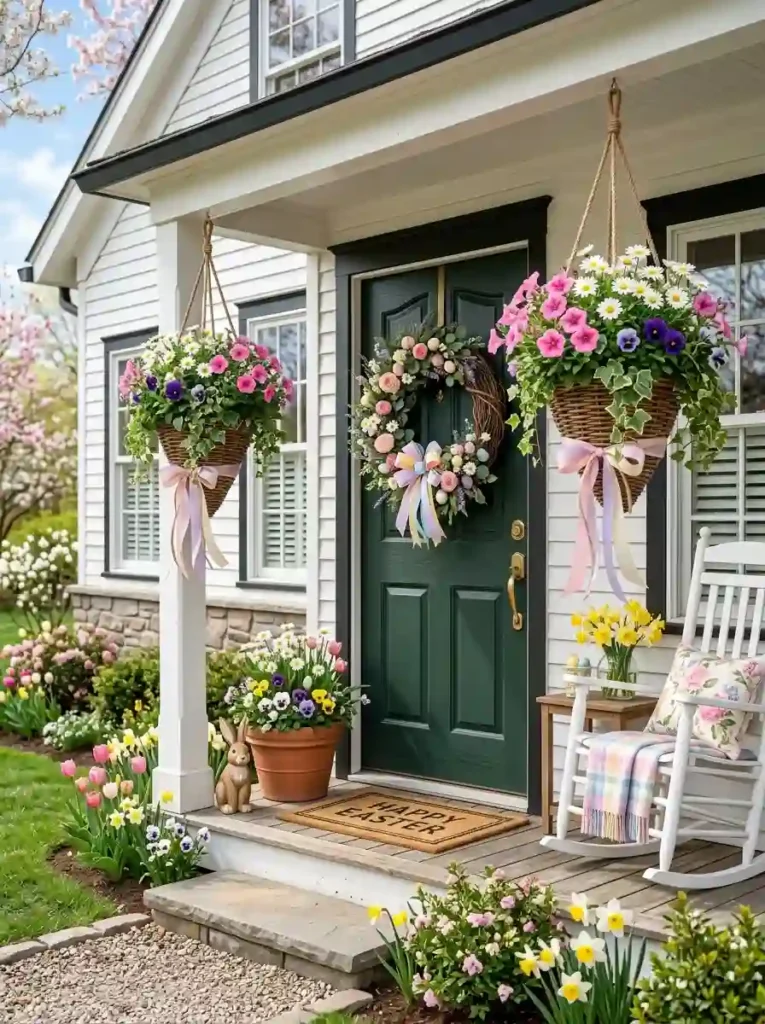 Hanging Spring Flower Baskets