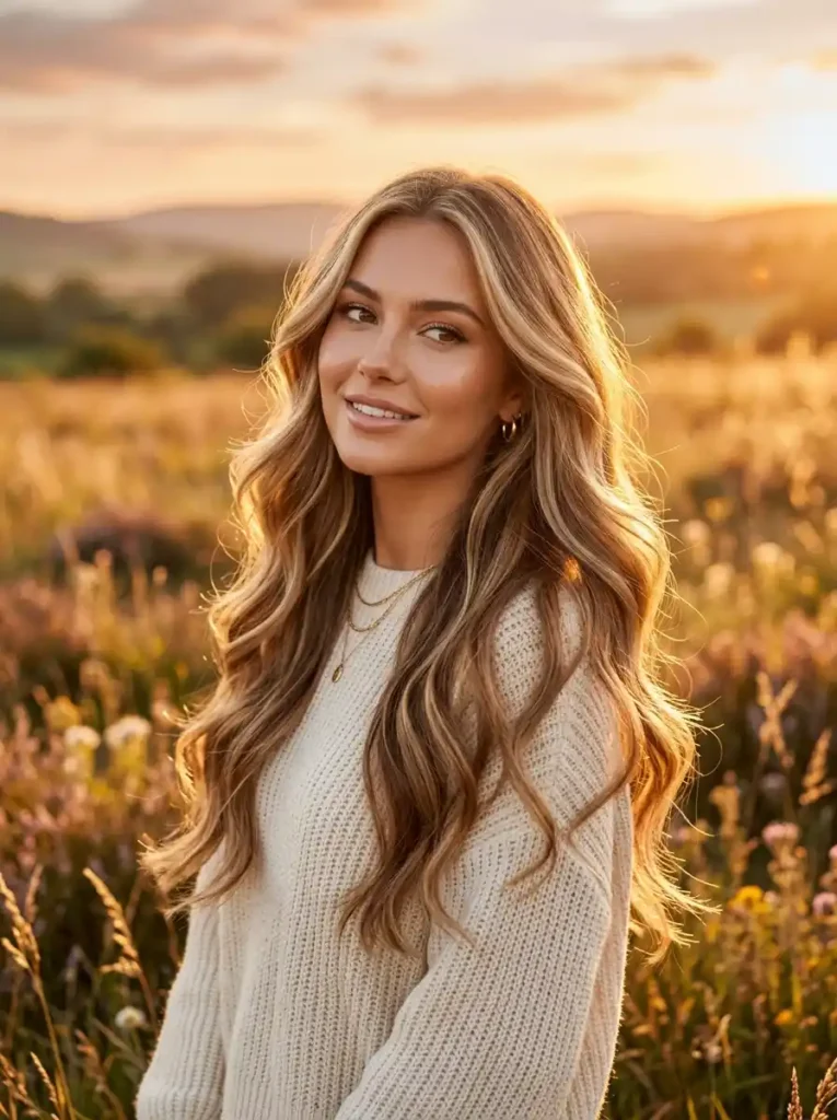 Honey Blonde Calico Hair