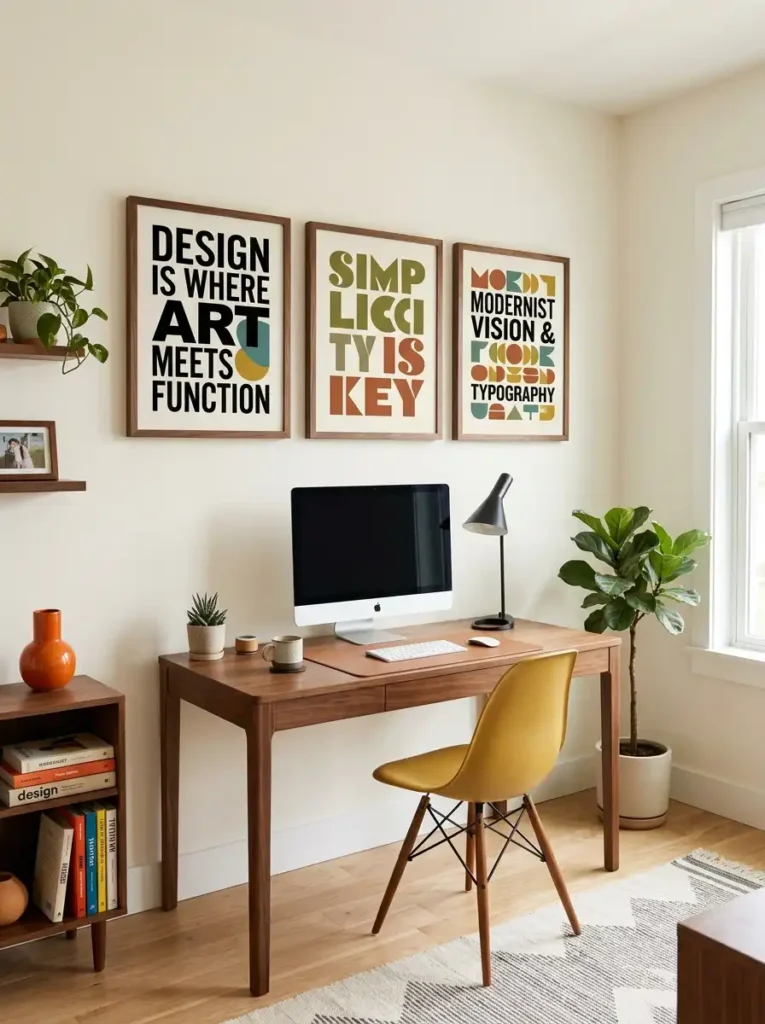 Mid-Century Typography Prints