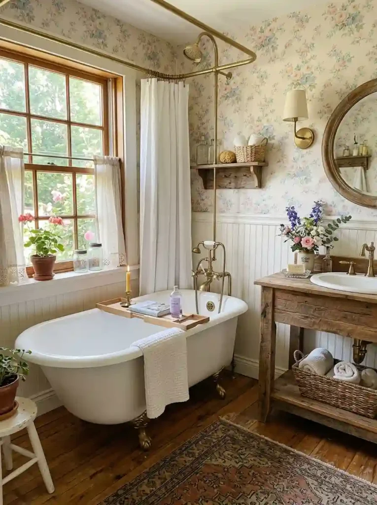 Vintage Cottage Bathroom