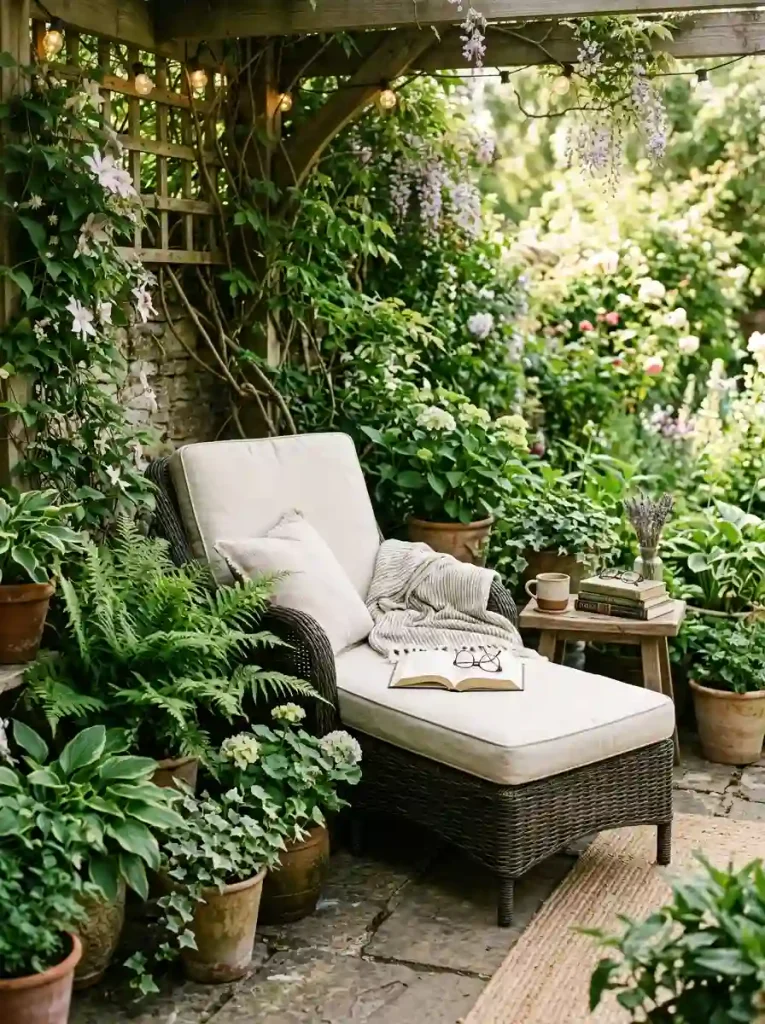  Lush Green Reading Nook
