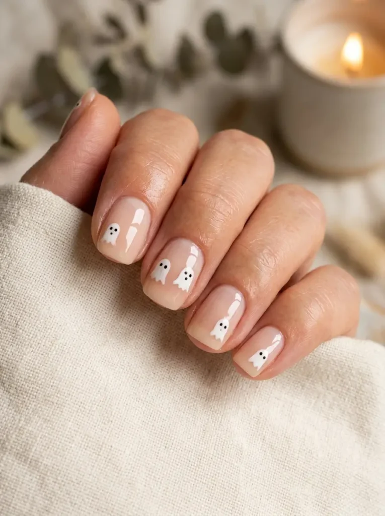 Minimalist White Ghost Accent