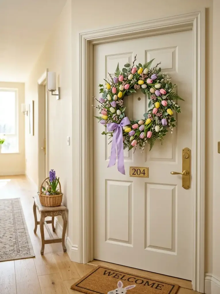 Pastel Tulip Wreath