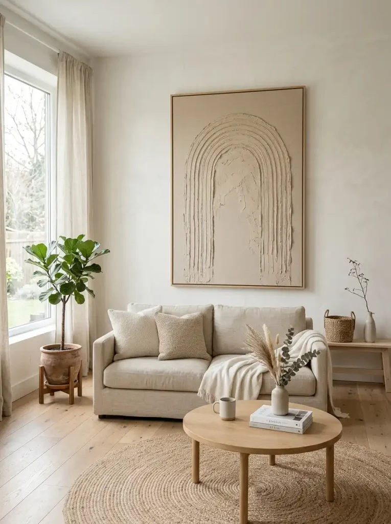 Textured Architectural Plaster Canvas