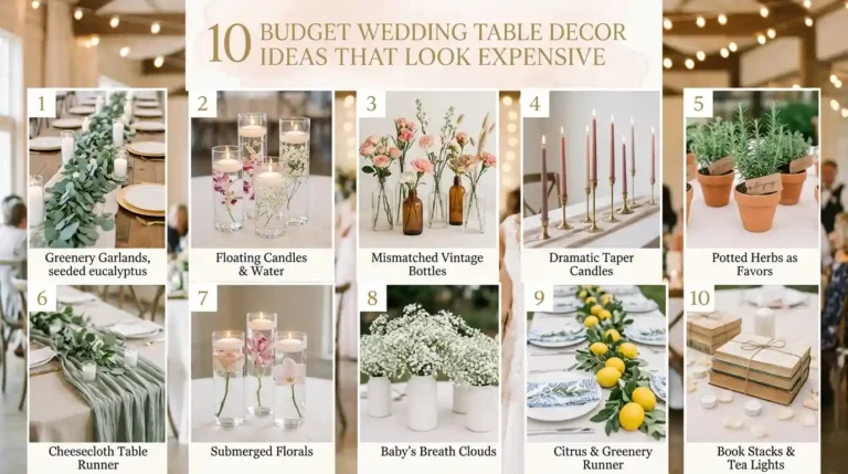 10 Budget Wedding Table Decor Ideas That Look Expensive