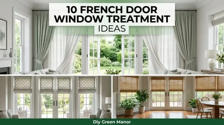 10 French Door Window Treatment Ideas