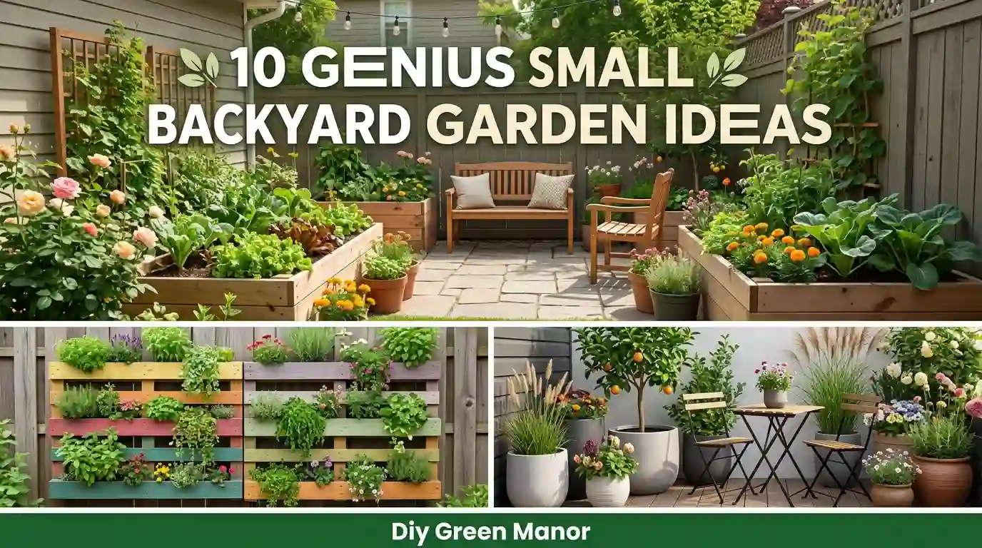 10 Genius Small Backyard Garden Ideas