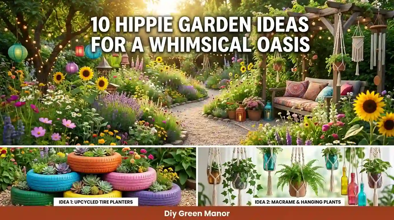 10 Hippie Garden Ideas for a Whimsical Oasis