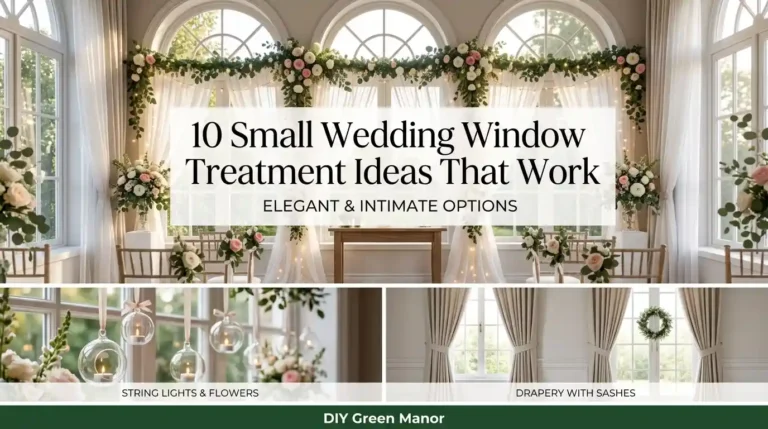 10 Small Wedding Window Treatment Ideas That Work
