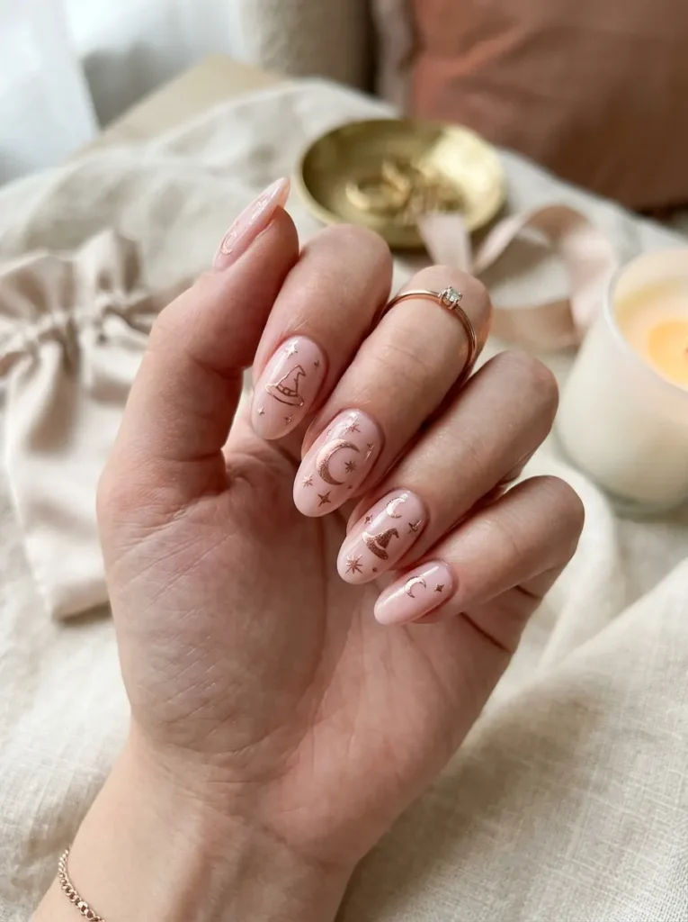 Rose Gold Starbursts & Witchy Moons