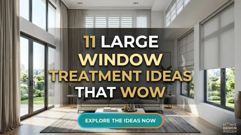 11 Large Window Treatment Ideas That Wow