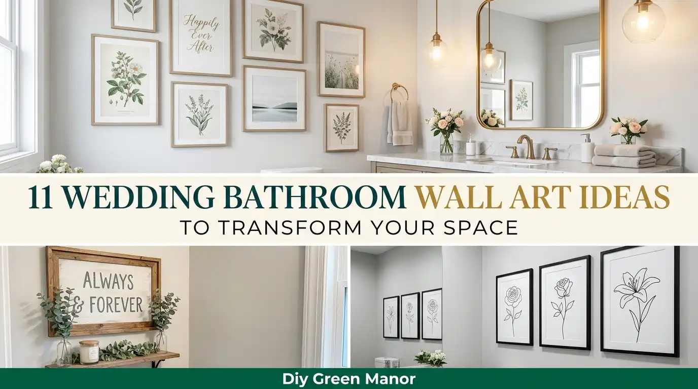 11 Wedding Bathroom Wall Art Ideas to Transform Your Space