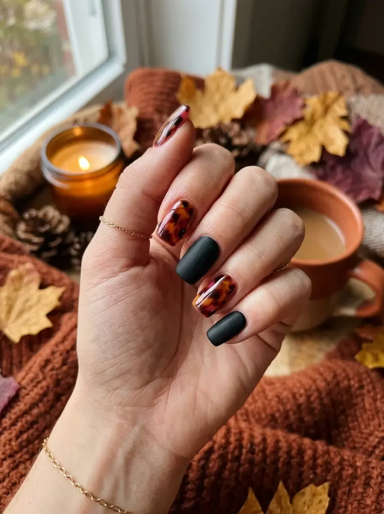 Pink Tortoiseshell & Black Accents