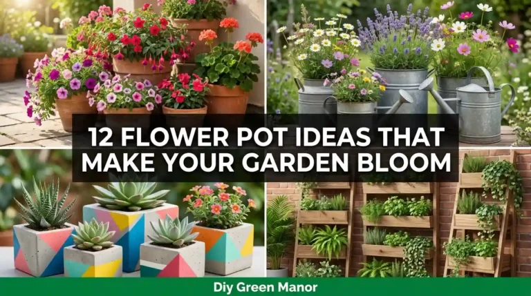 12 Flower Pot Ideas That Make Your Garden Bloom