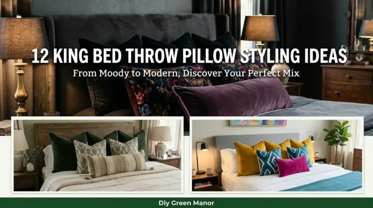 12 King Bed Throw Pillow Styling Ideas