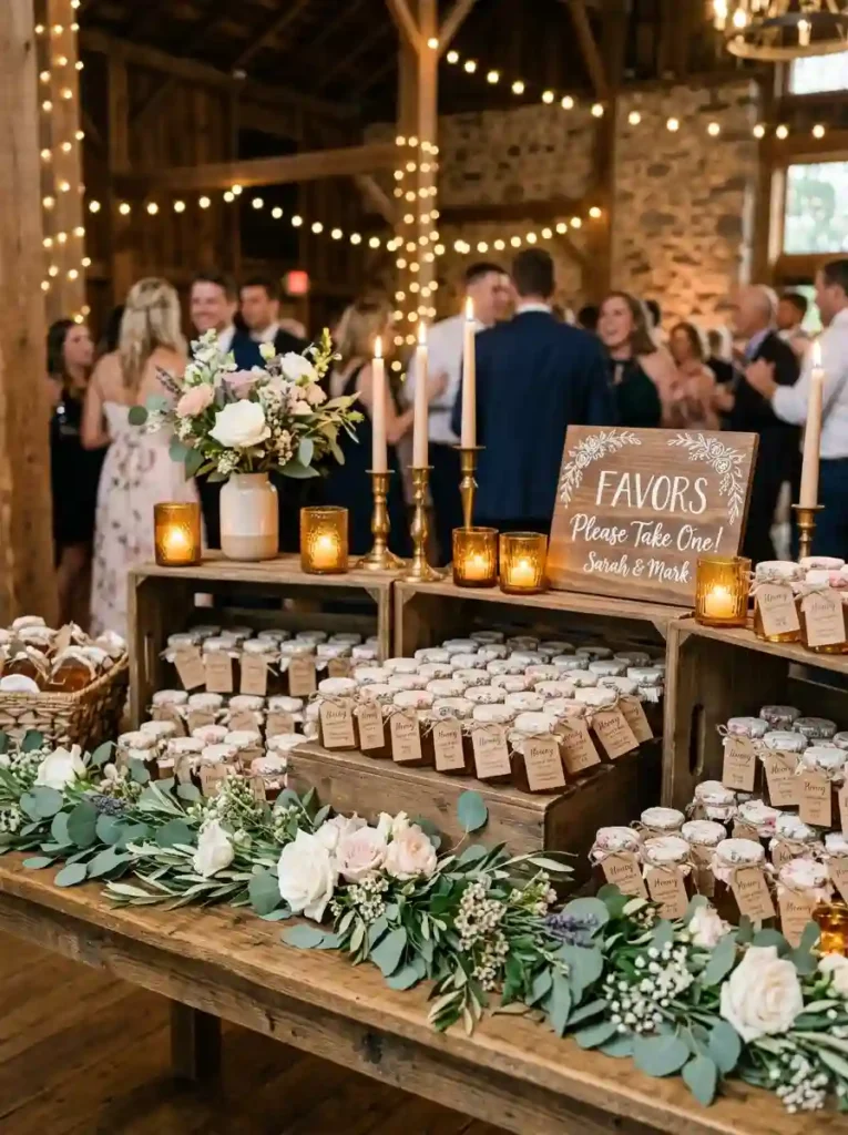  DIY Wedding Favor Display