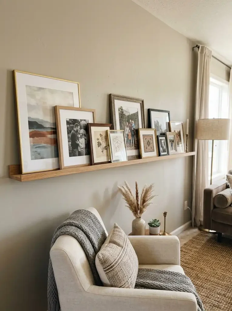  Floating Picture Ledge Layered Display