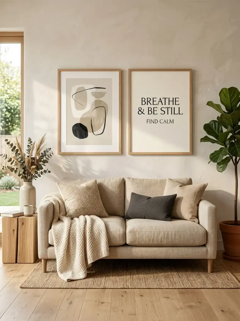  Organic Shapes and Minimalist Typography