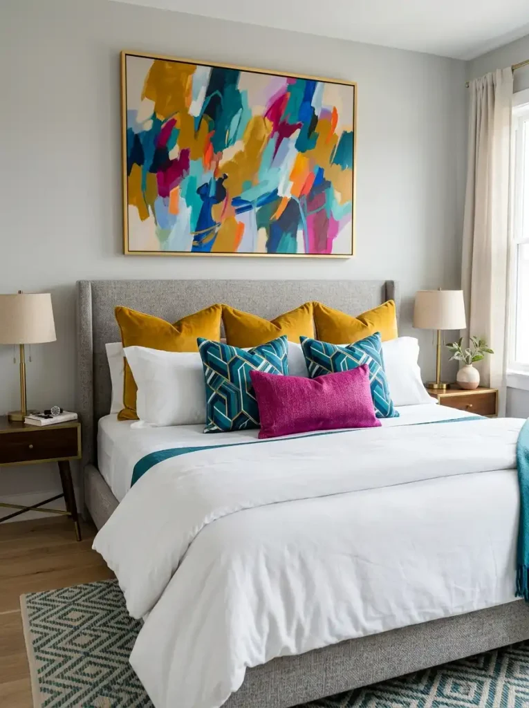 Vibrant Jewel-Toned Contemporary Mix