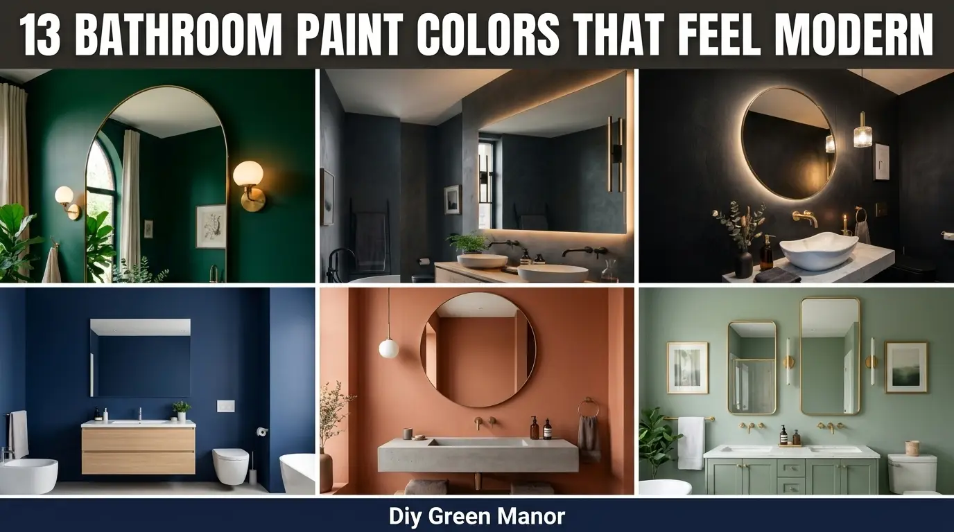13 Bathroom Paint Colors That Feel Modern