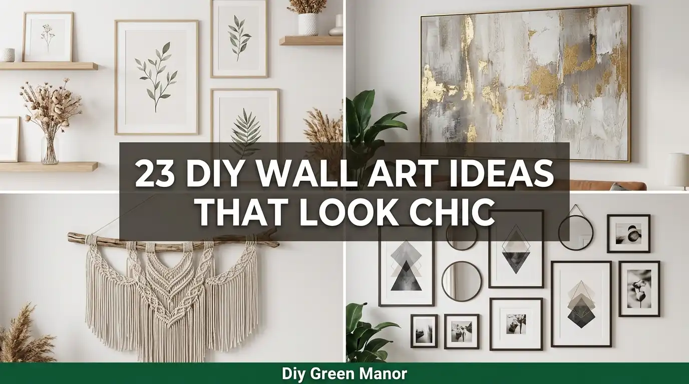 13 DIY Wall Art Ideas That Look Chic