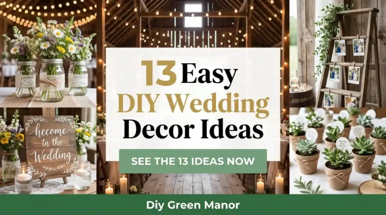 13 Easy DIY Wedding Decor Ideas