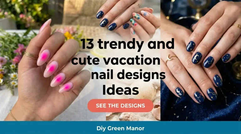 13 trendy and cute vacation nail designs Ideas