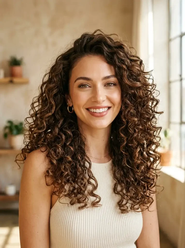 Layered Natural Ringlet Cascade
