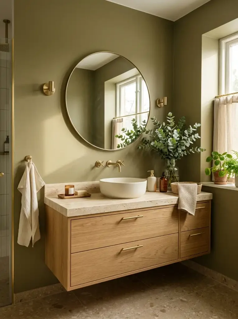 . Muted Olive Green