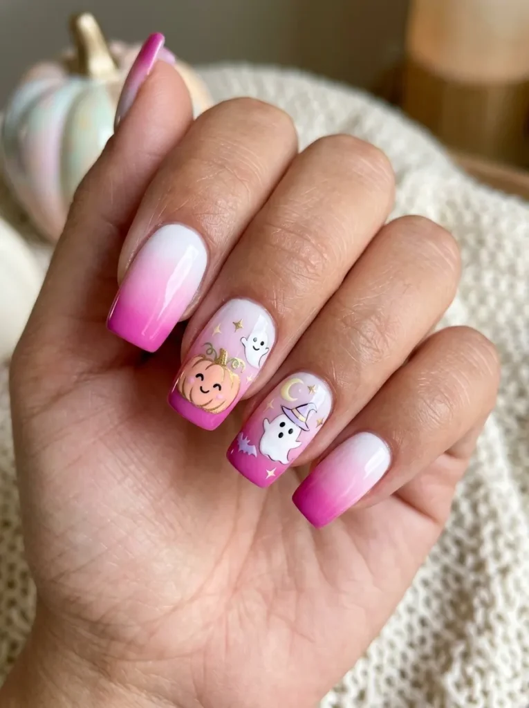  Pink Candy Corn Gradient