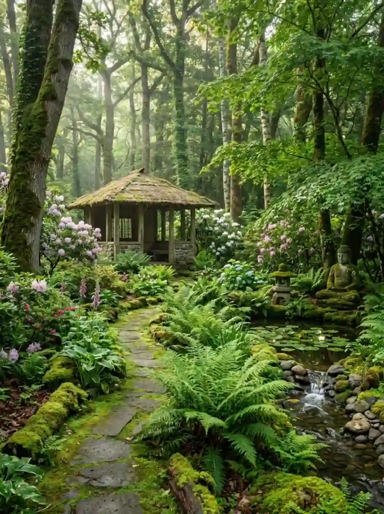 Surround the Garden with Lush Greenery