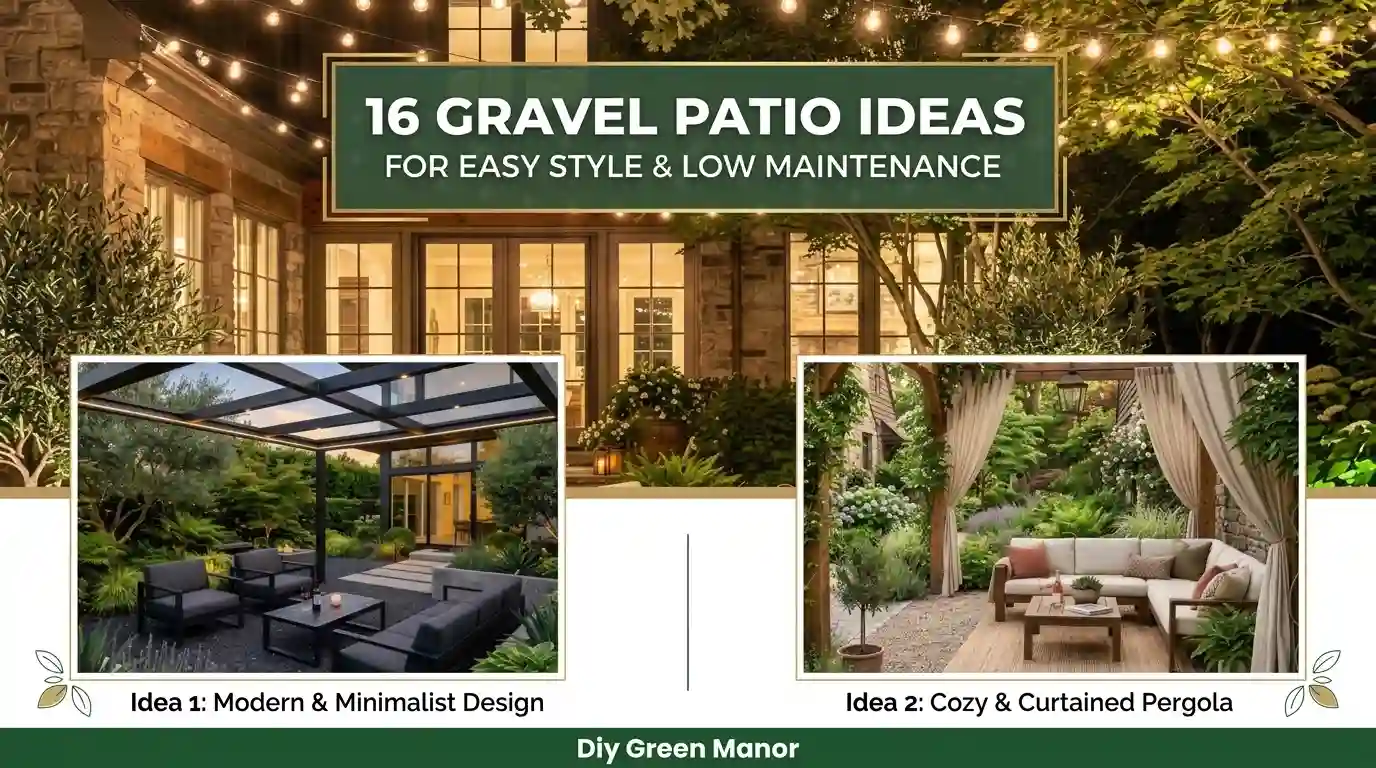 16 Gravel Patio Ideas for Easy Style
