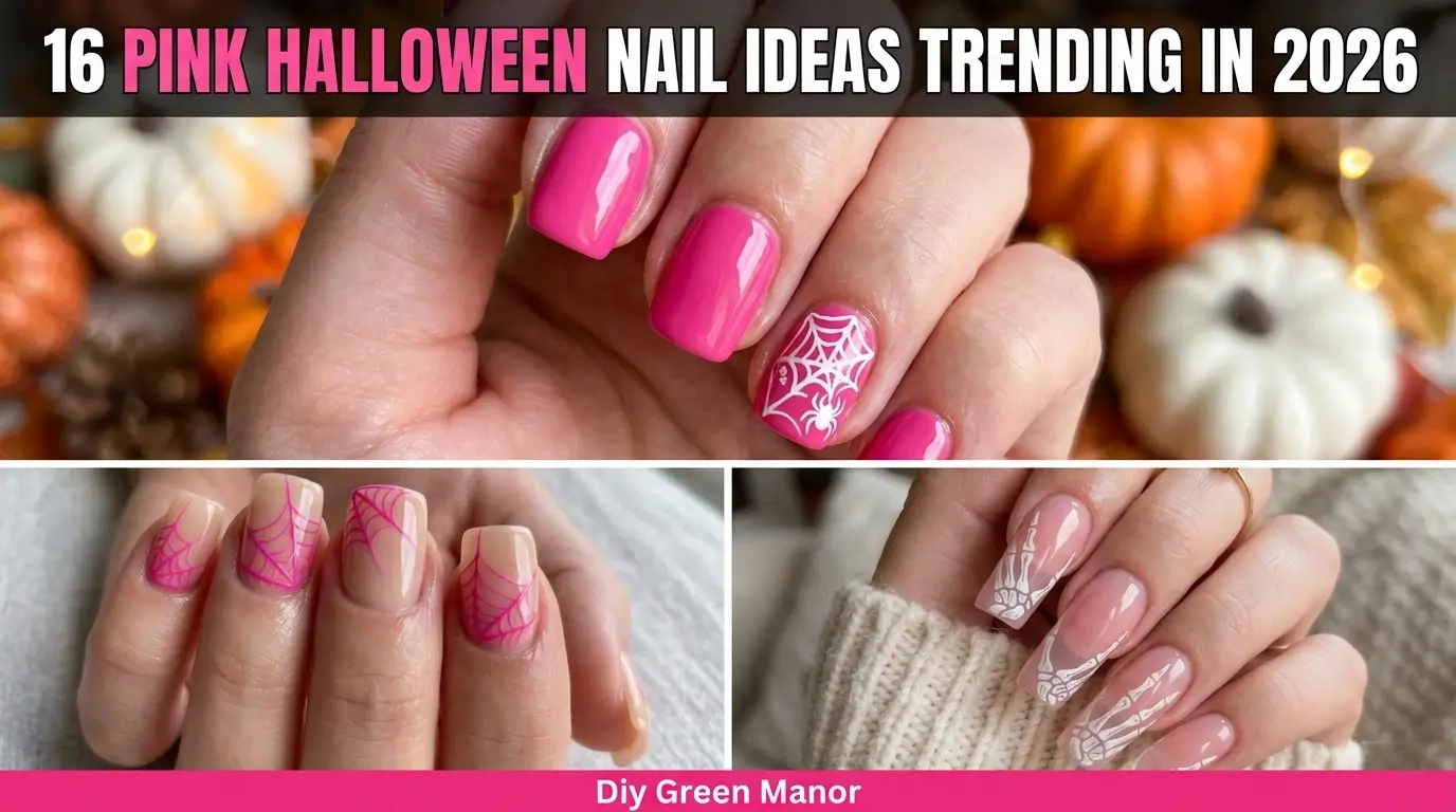 16 Pink Halloween Nail Ideas Trending in 2026
