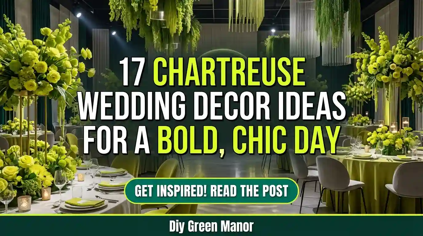 17 Chartreuse Wedding Decor Ideas for a Bold, Chic Day