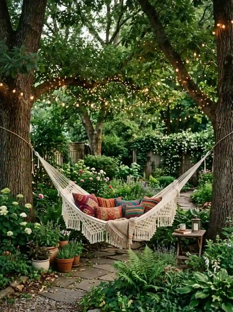 Hang a Cozy Boho Hammock