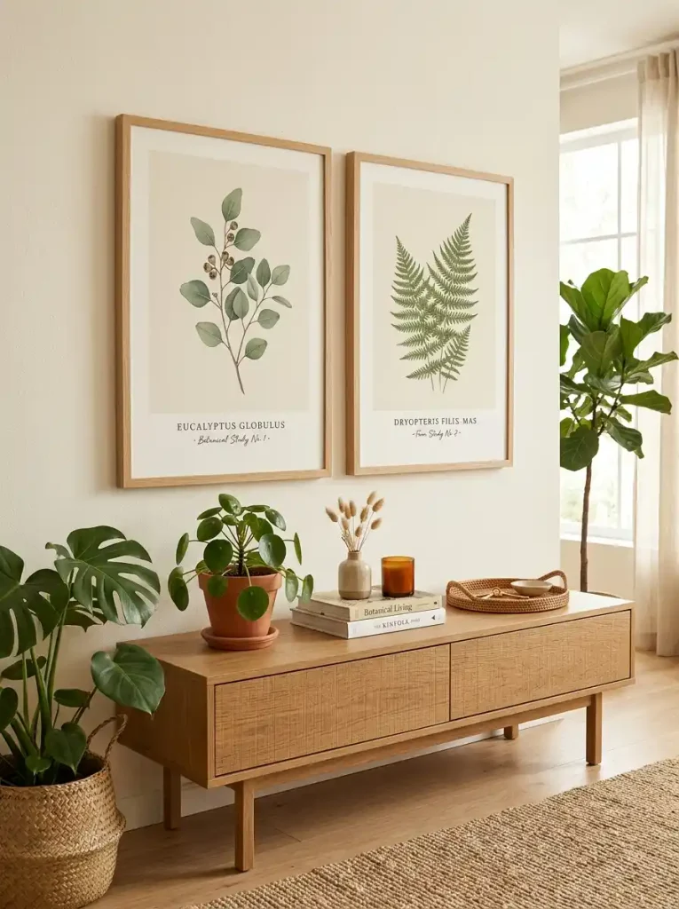 Matching Botanical Prints