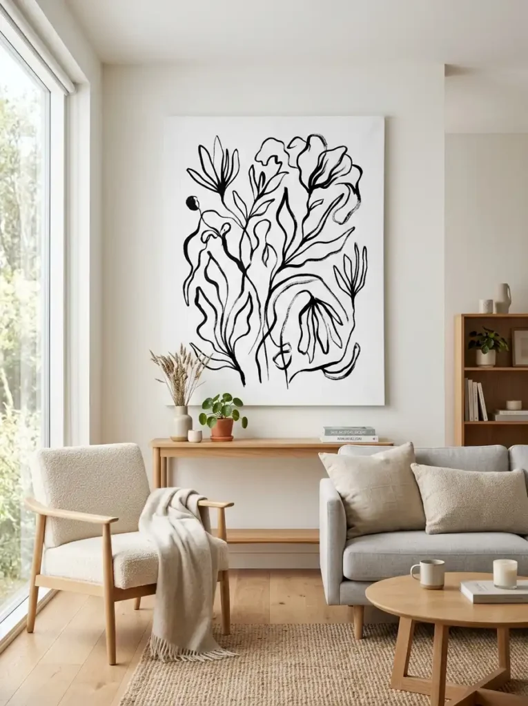  Minimalist Line Art Canvas