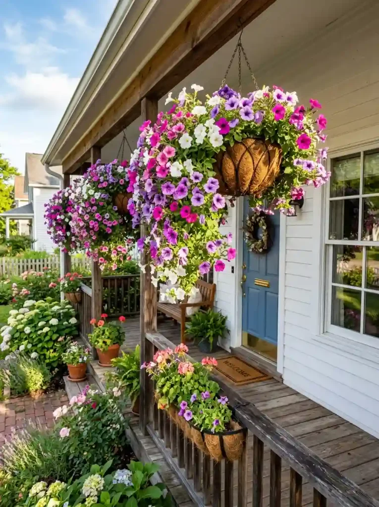 Trailing Petunia Baskets